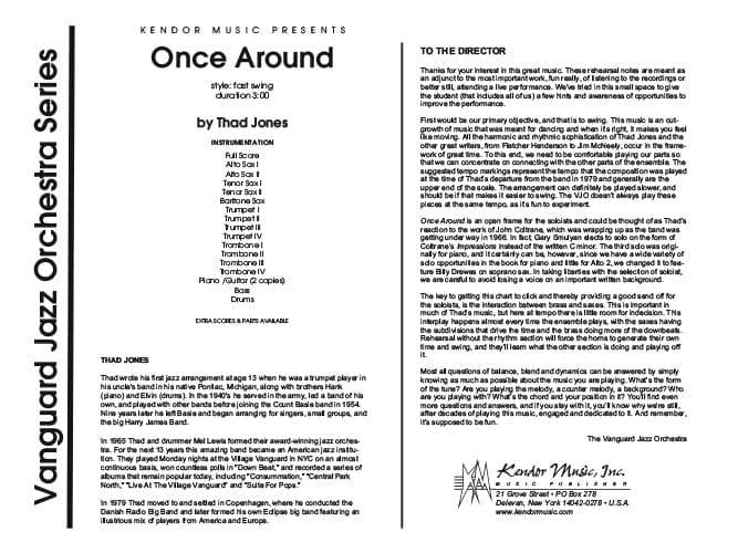 Once Around (Score)