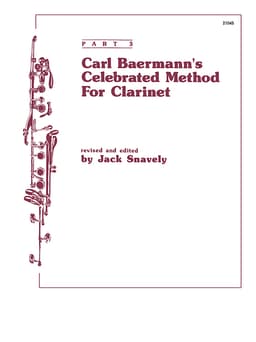 Carl Baermann's Celebrated Method For Clarinet, Part 3