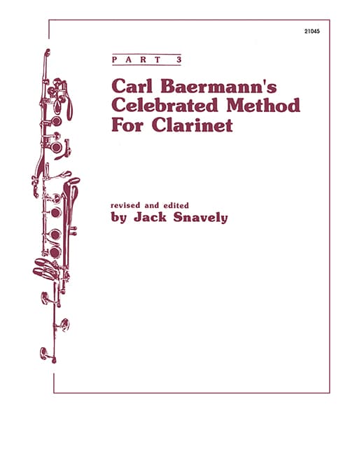 Carl Baermann's Celebrated Method For Clarinet, Part 3