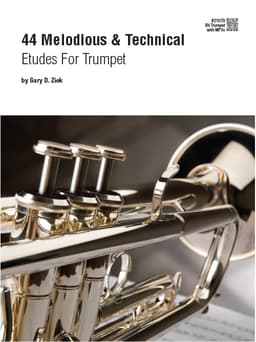 44 Melodious & Technical Etudes For Trumpet