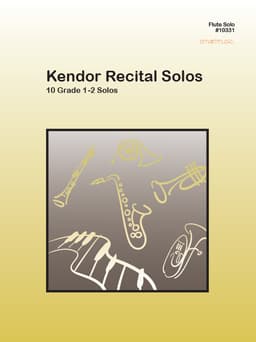 Kendor Recital Solos - Flute - Solo book with MP3s