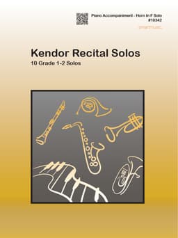 Kendor Recital Solos - Horn In F (Piano Accompaniment Book Only)