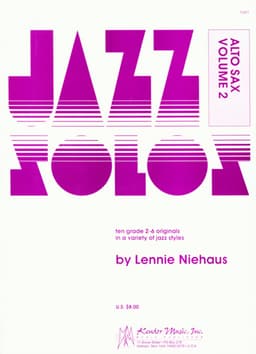 Jazz Solos For Alto Sax, Volume 2