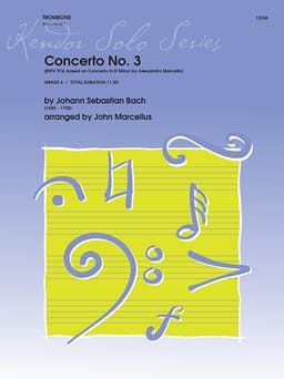Concerto No. 3 (BWV 974, based on Concerto In D Minor by Alessandro Marcello)