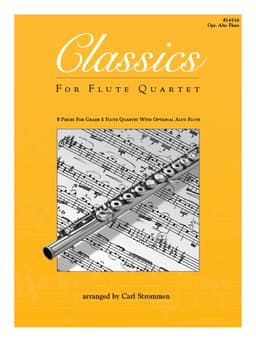 Classics For Flute Quartet - opt. Alto Flute