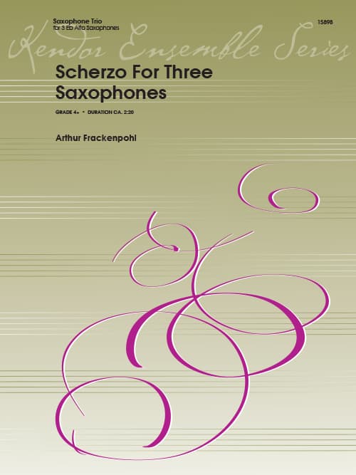 Scherzo For Three Saxophones