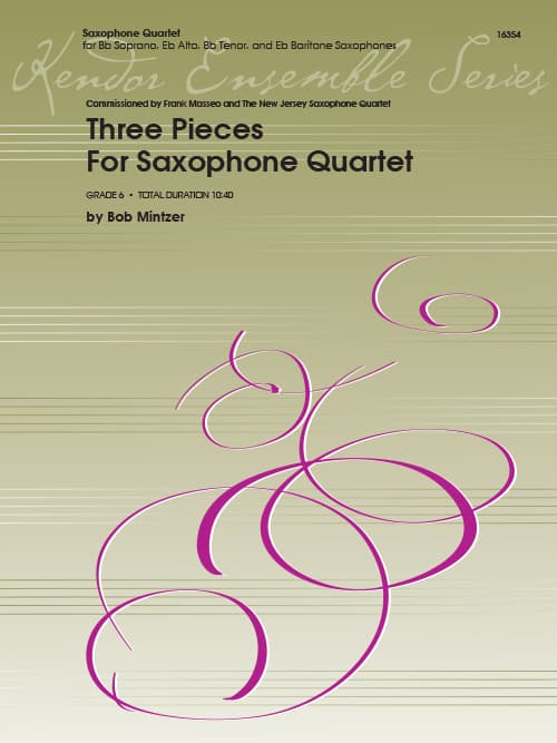 Three Pieces For Saxophone Quartet