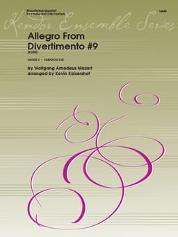 Allegro From Divertimento #9, K240