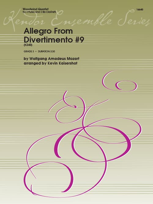 Allegro From Divertimento #9, K240