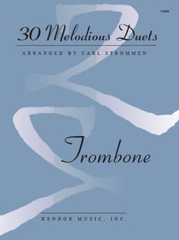 30 Melodious Duets-Trombone