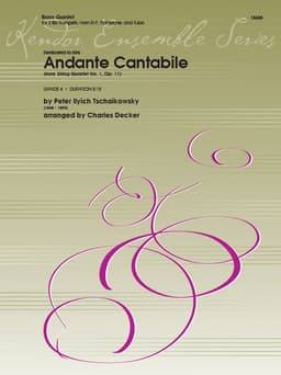 Andante Cantabile (from String Quartet No. 1, Op. 11)