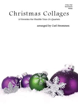 Christmas Collages - C Bass Clef Instruments