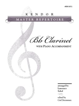 Kendor Master Repertoire - Clarinet with Piano Accompaniment