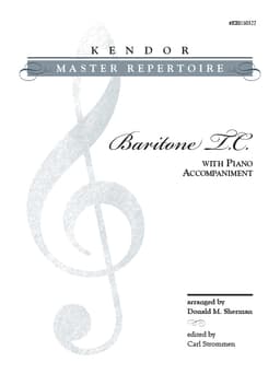 Kendor Master Repertoire - Baritone T.C. with Piano Accompaniment