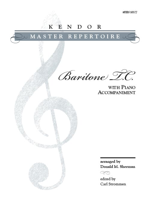 Kendor Master Repertoire - Baritone T.C. with Piano Accompaniment