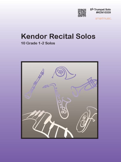Kendor Recital Solos - Bb Trumpet - Solo Book with MP3's
