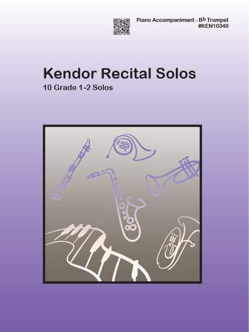 Kendor Recital Solos - Trumpet - (Piano Accompaniment Book Only)