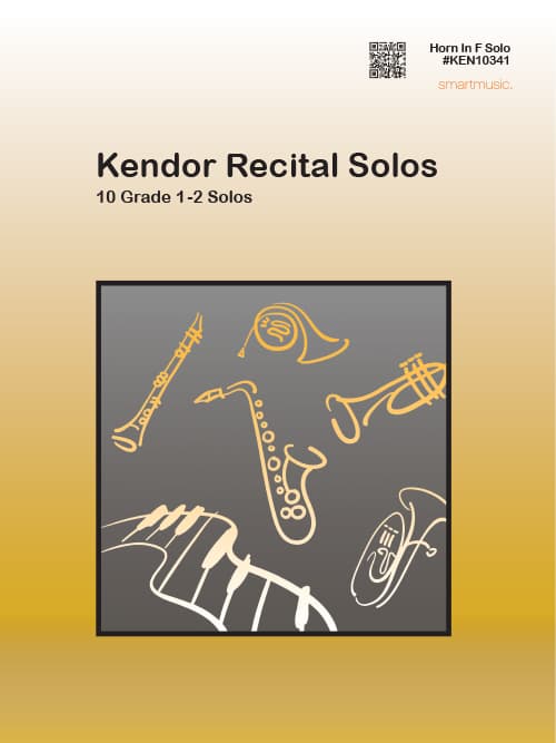 Kendor Recital Solos - Horn In F - Solo Book with MP3s