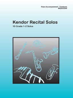 Kendor Recital Solos - Trombone (Piano Accompaniment Book Only)