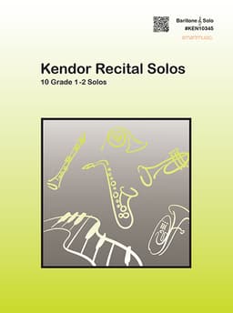Kendor Recital Solos - Baritone T.C. - Solo Book with MP3s