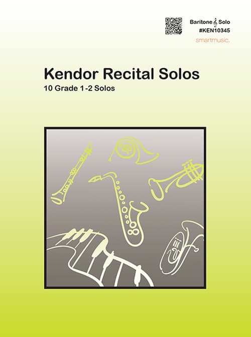 Kendor Recital Solos - Baritone T.C. - Solo Book with MP3s