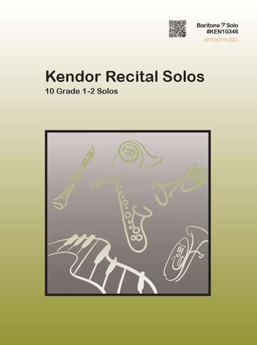 Kendor Recital Solos - Baritone B.C. - Solo Book with MP3s