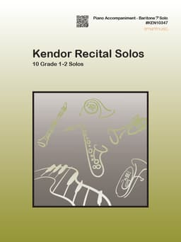 Kendor Recital Solos - Baritone - (Piano Accompaniment Book Only)