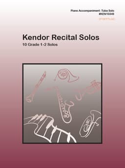 Kendor Recital Solos - Tuba - (Piano Accompaniment Book Only)