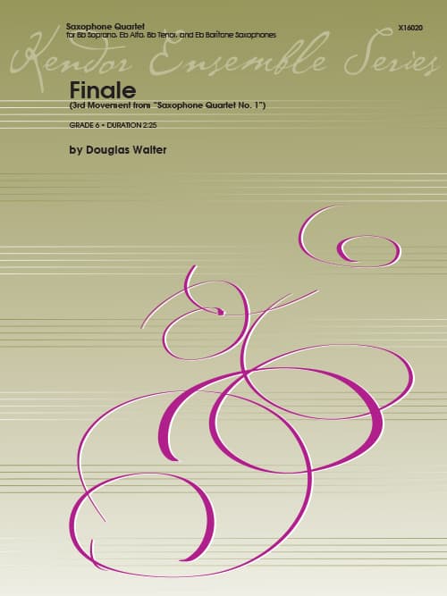 Finale (3rd Movement from "Saxophone Quartet No. 1")