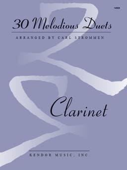30 Melodious Duets- Clarinet