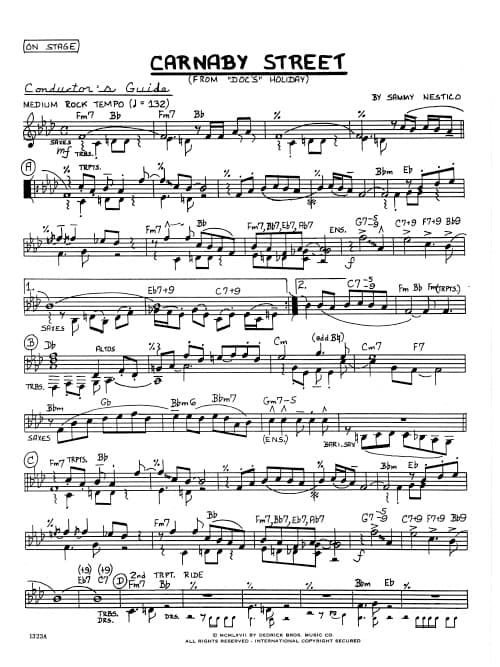 Carnaby Street (Score)
