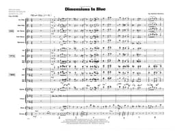 Dimensions In Blue (Score)