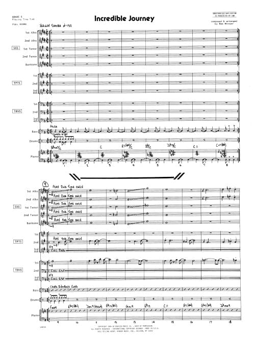 Incredible Journey (Score)