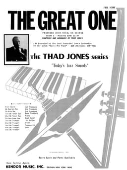 Great One, The (Score)