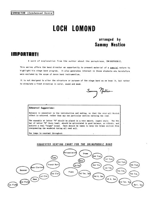 Loch Lomond (Score)