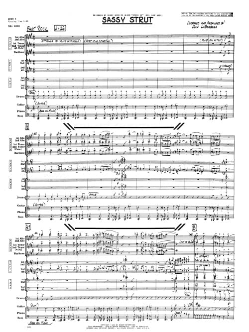 Sassy Strut (Score)