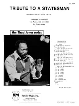 Tribute To A Statesman (Score)