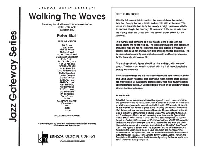 Walking The Waves (Score)
