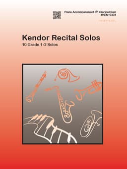 Kendor Recital Solos - Clarinet (Piano Accompaniment Book Only)