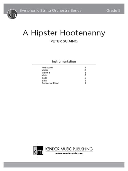 A Hipster Hootenanny (Score)