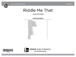 Riddle Me That (Score)