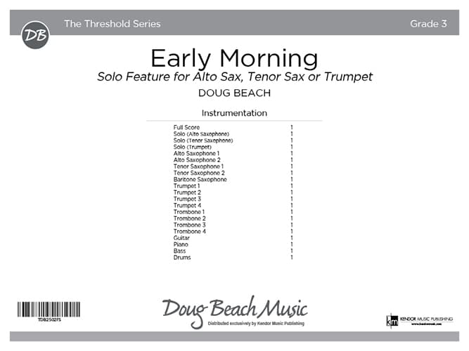 Early Morning (Score)
